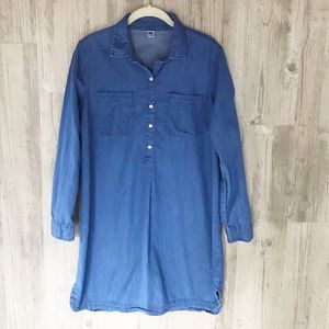 Old Navy Chambray Shirt Dress Large